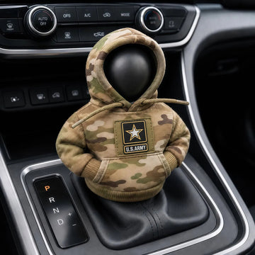 Military Tribute Hoodie Gear Shift Cover