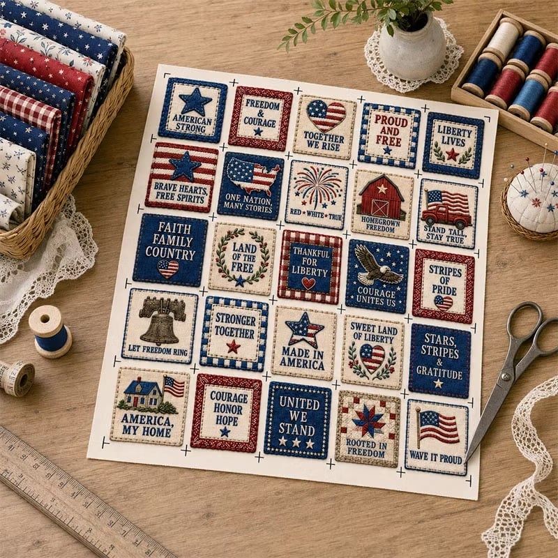 American Pride Fabric Panel