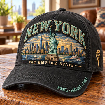 New York Empire State Statue Of Liberty State Pride Baseball Cap