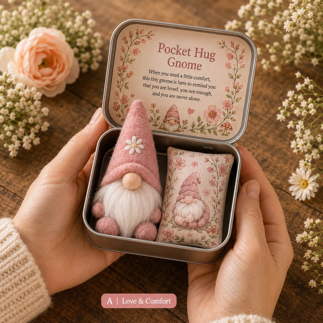 Pocket Hug Gnome Comfort Gift Tin