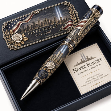 Never Forget 9/11 Memorial Pen Set