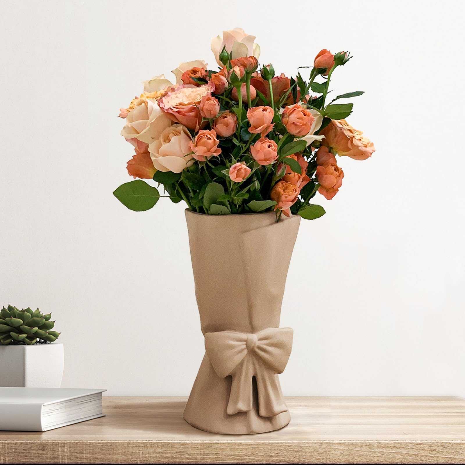 Ceramic Bow Vase