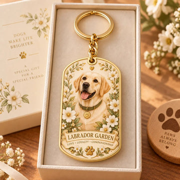 Labrador Garden Keychain Collection