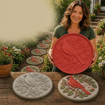 Hummingbird Garden Art Stepping Stone Mold