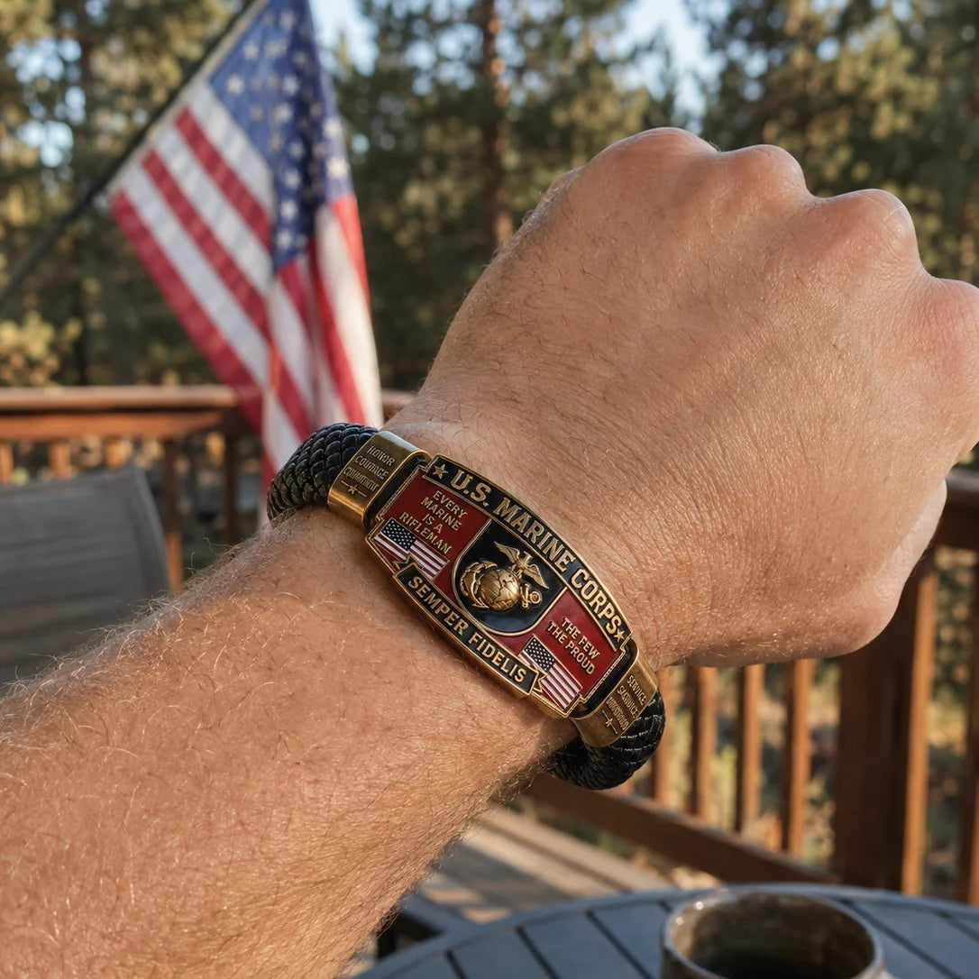 U.S. Marine Corps Semper Fi Tribute Bracelet