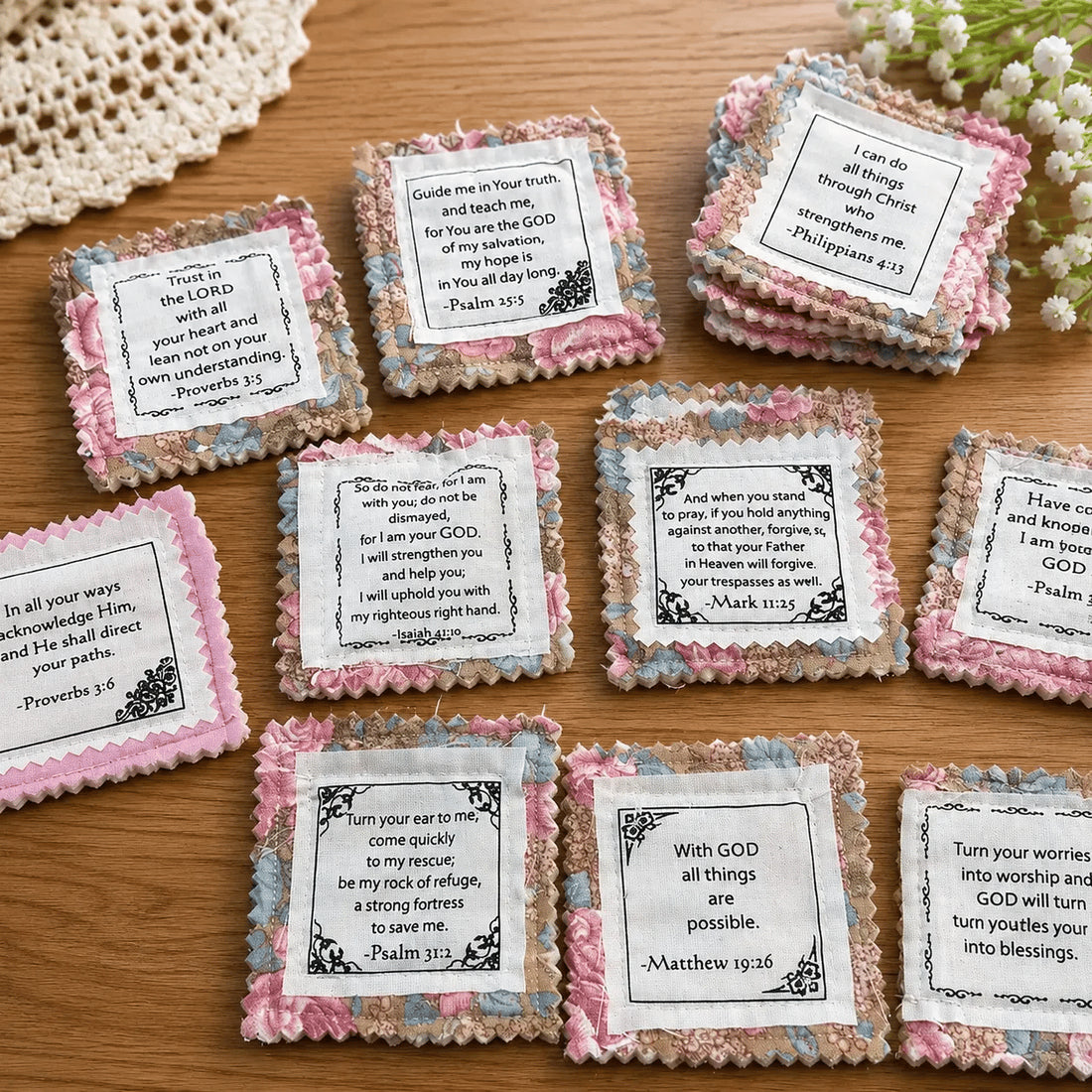 Pocket Prayers Fabric Panel
