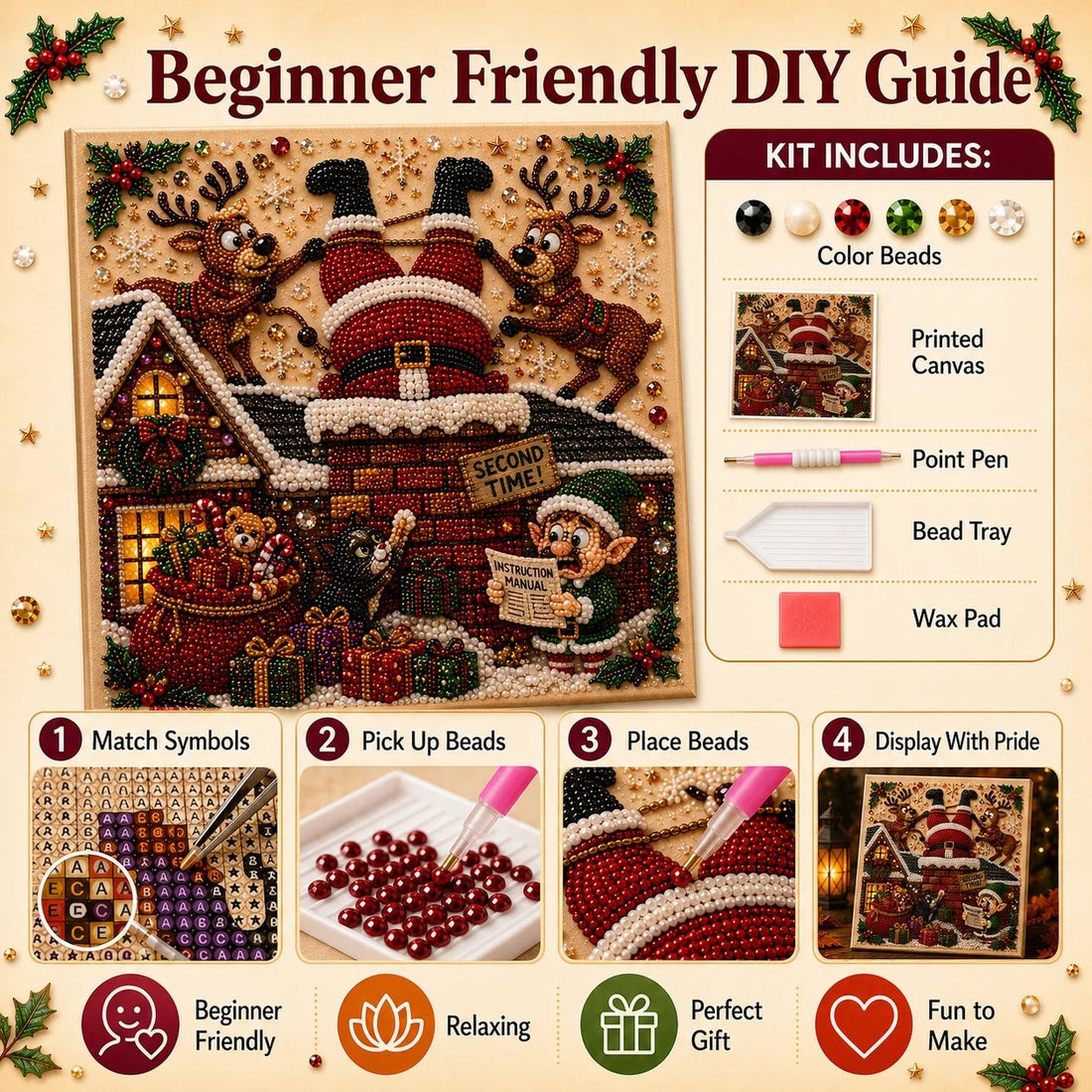 3D Pearl Absurd Christmas Moments Art Kit