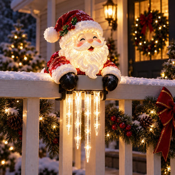 Christmas Character Railing Lights