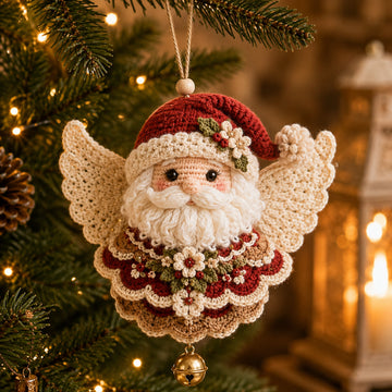 DIY Christmas Angel Crochet Ornament Kit – Handmade Holiday Tree Decoration