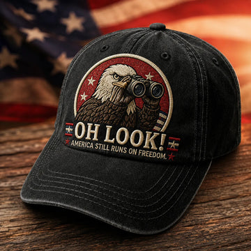 OH LOOK! America Still Runs On Freedom Eagle Cap