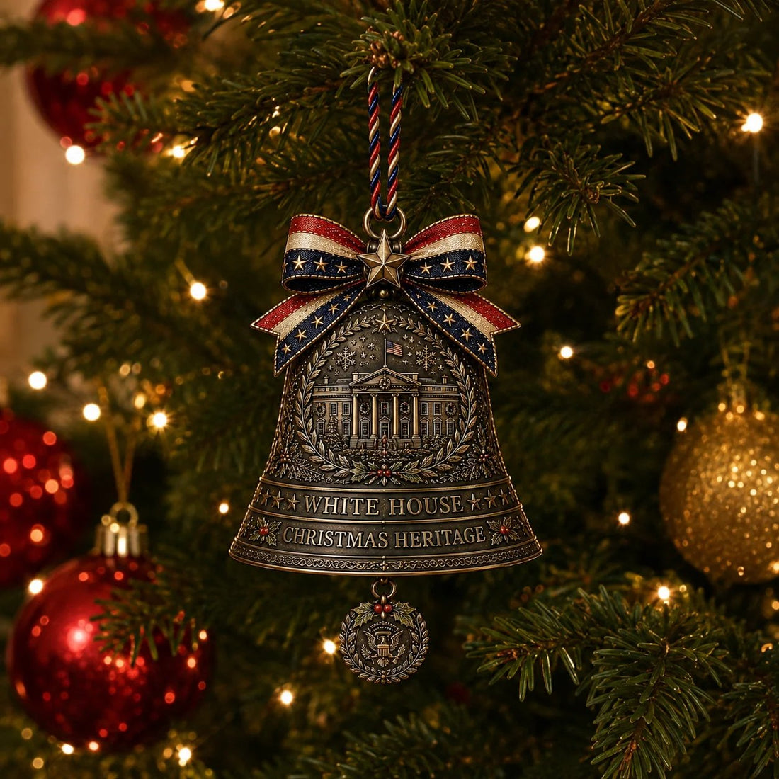 America 250th Anniversary Christmas Bell Collection