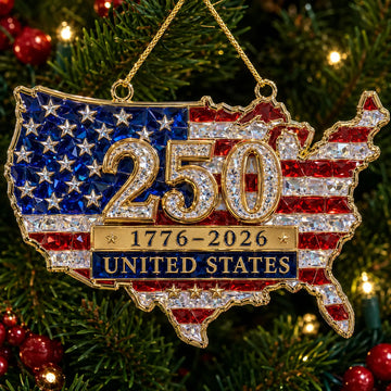 America's 250th Anniversary State Christmas Ornament