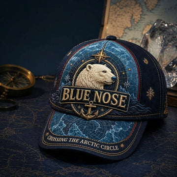 Vintage “Blue Nose” Arctic Circle Crossing Polar Bear Commemorative Baseball Cap