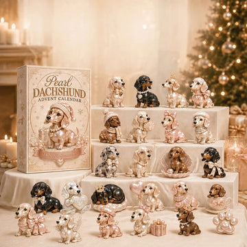 2026 Pearl Dachshund Christmas Advent Calendar