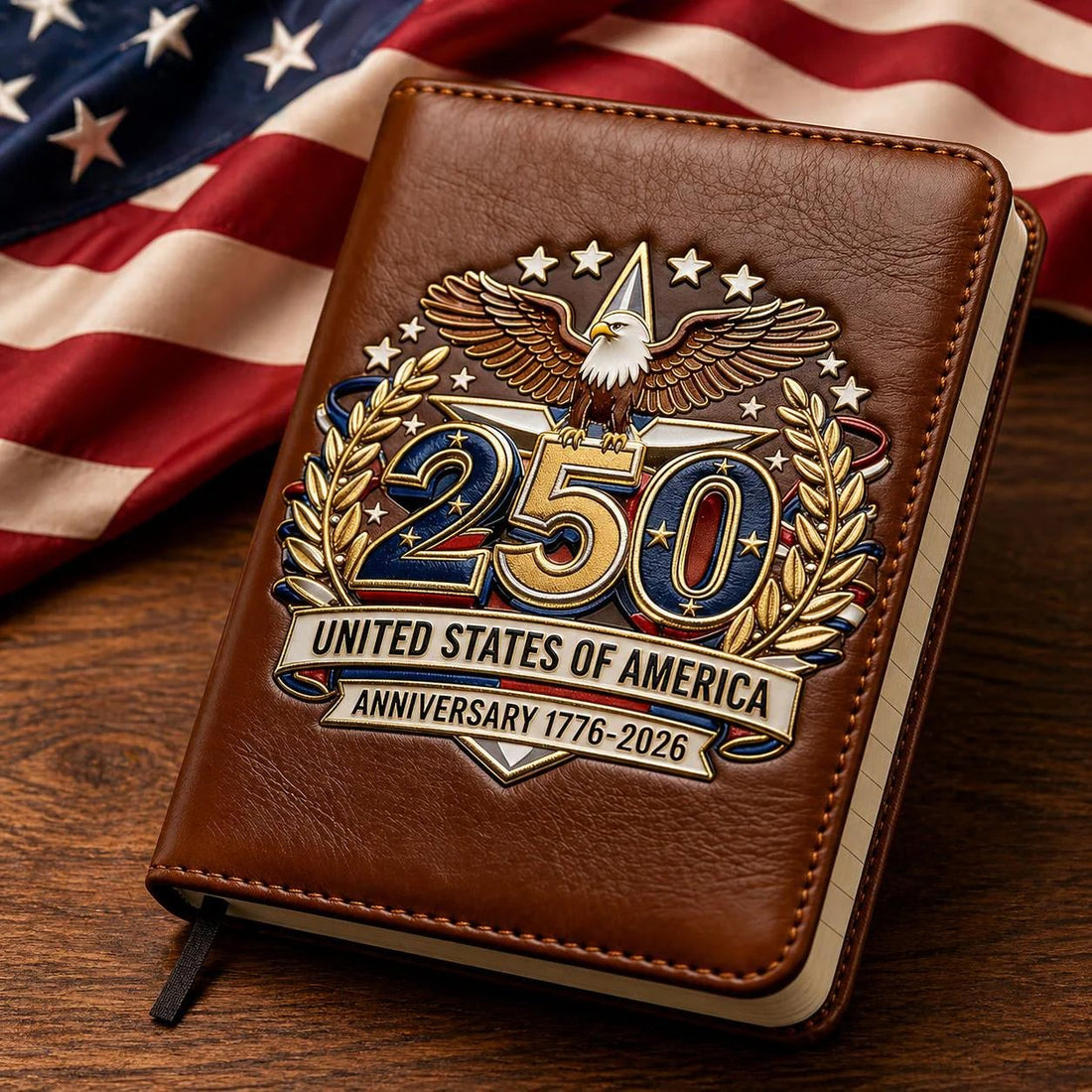 USA 250th Anniversary Notebook & Pen Set