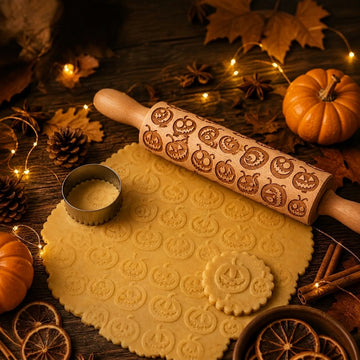 Halloween Pumpkin Embossed Rolling Pin