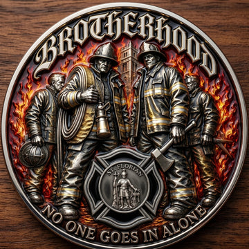 Brotherhood Firefighter Challenge Coin