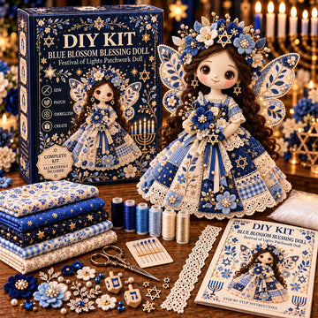 Hanukkah DIY Patchwork Doll Kit