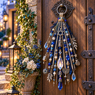 Festival of Lights Door Blessing – Hanukkah Keepsake for Home & Family