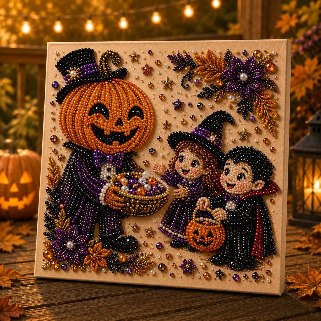 3D Pearl Absurd Halloween Wall Art Kit