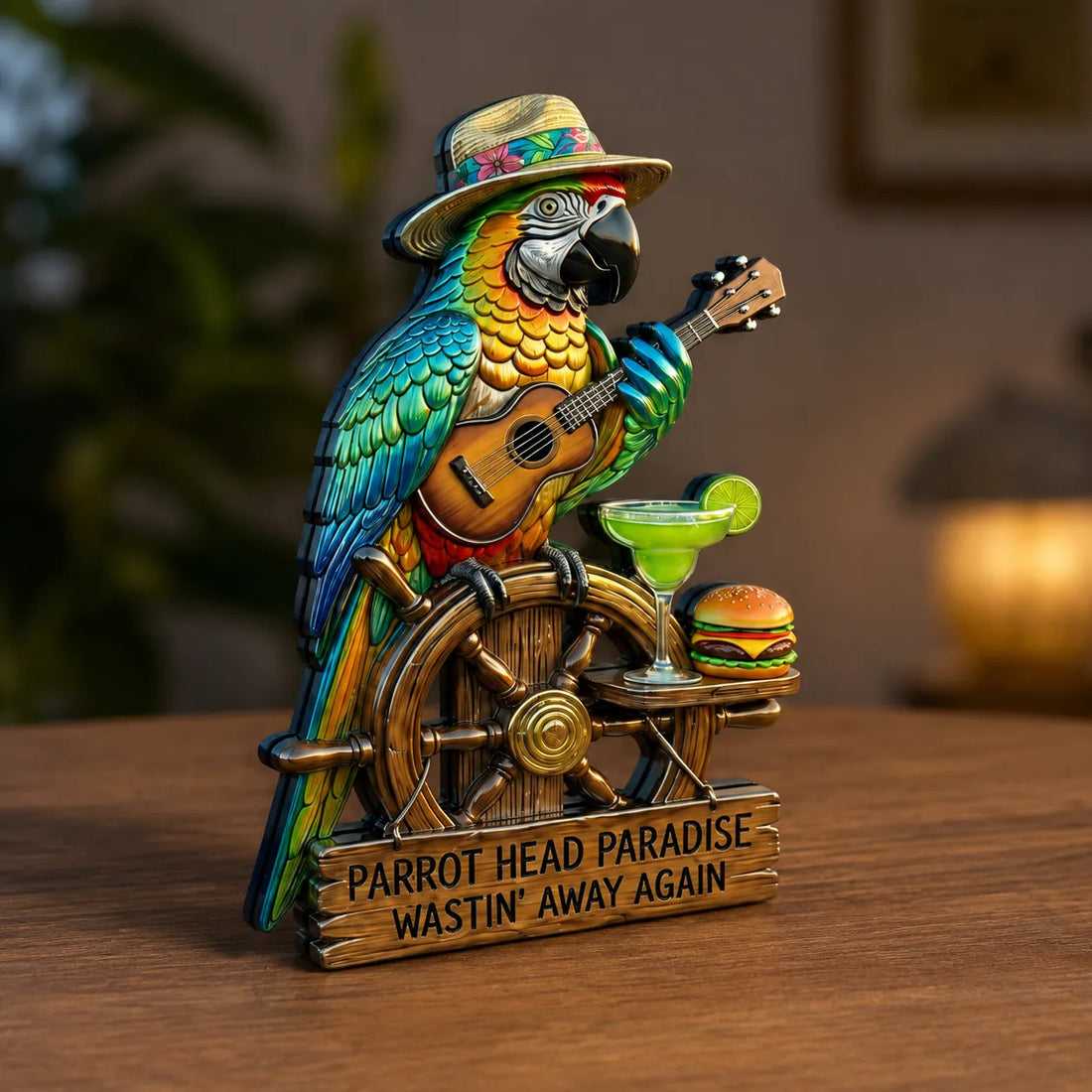 Parrot Head Paradise Sign – Wastin’ Away Again!