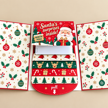 Waterfall Christmas Gift Card Booklet