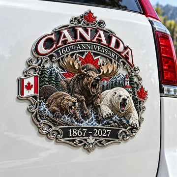 Canada 160th Anniversary Car Emblem