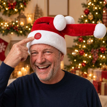 Animated Naughty Santa Hat | Funny Christmas Party Hat