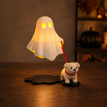 Ghost Walking Dog Lamp