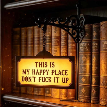 Funny Quote Hanging Book Lamp