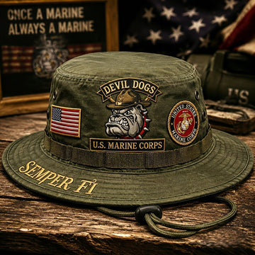 U.S. Marine Corps Devil Dogs Tribute Boonie Hat