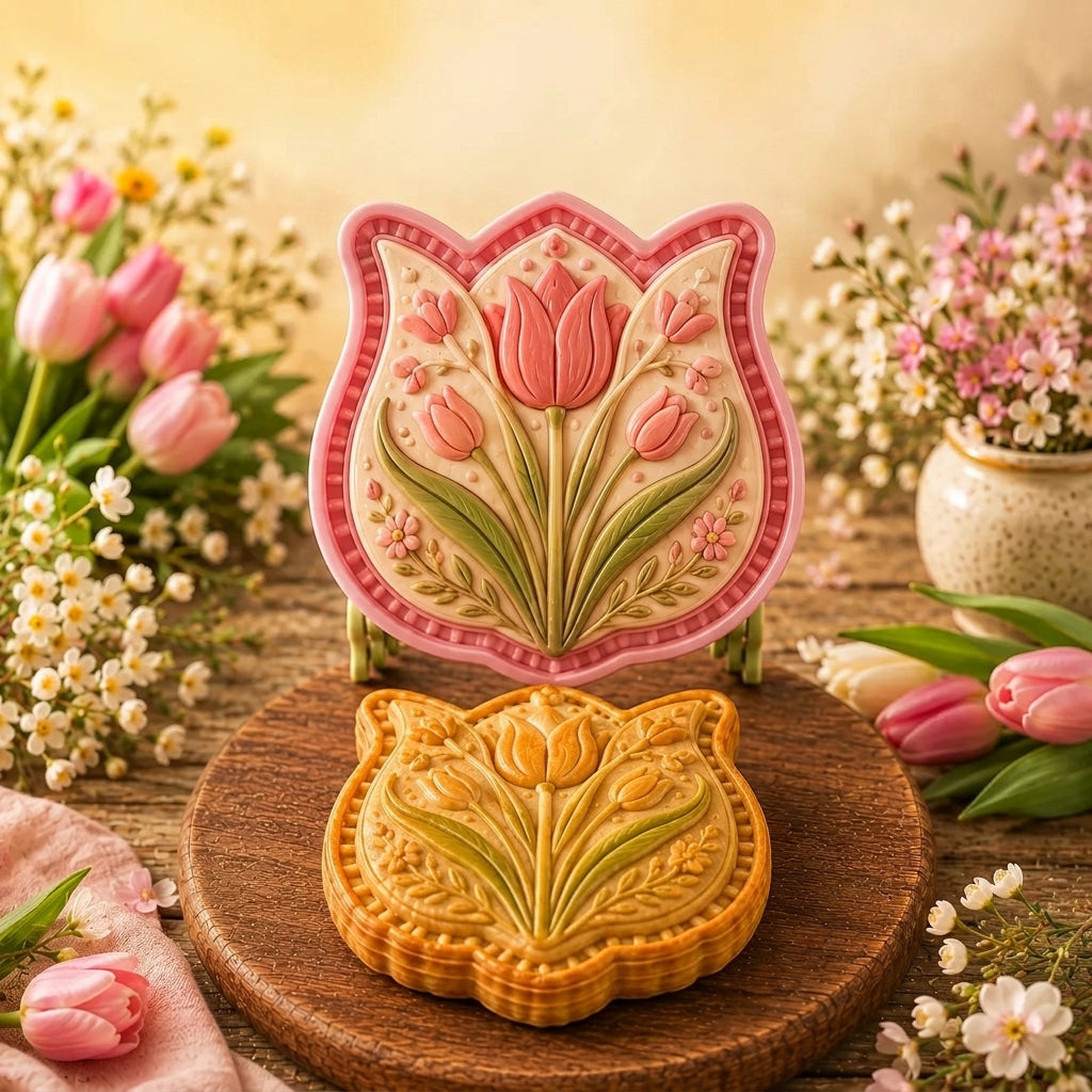 8-Design Spring Garden Mini Pie Mold Collection