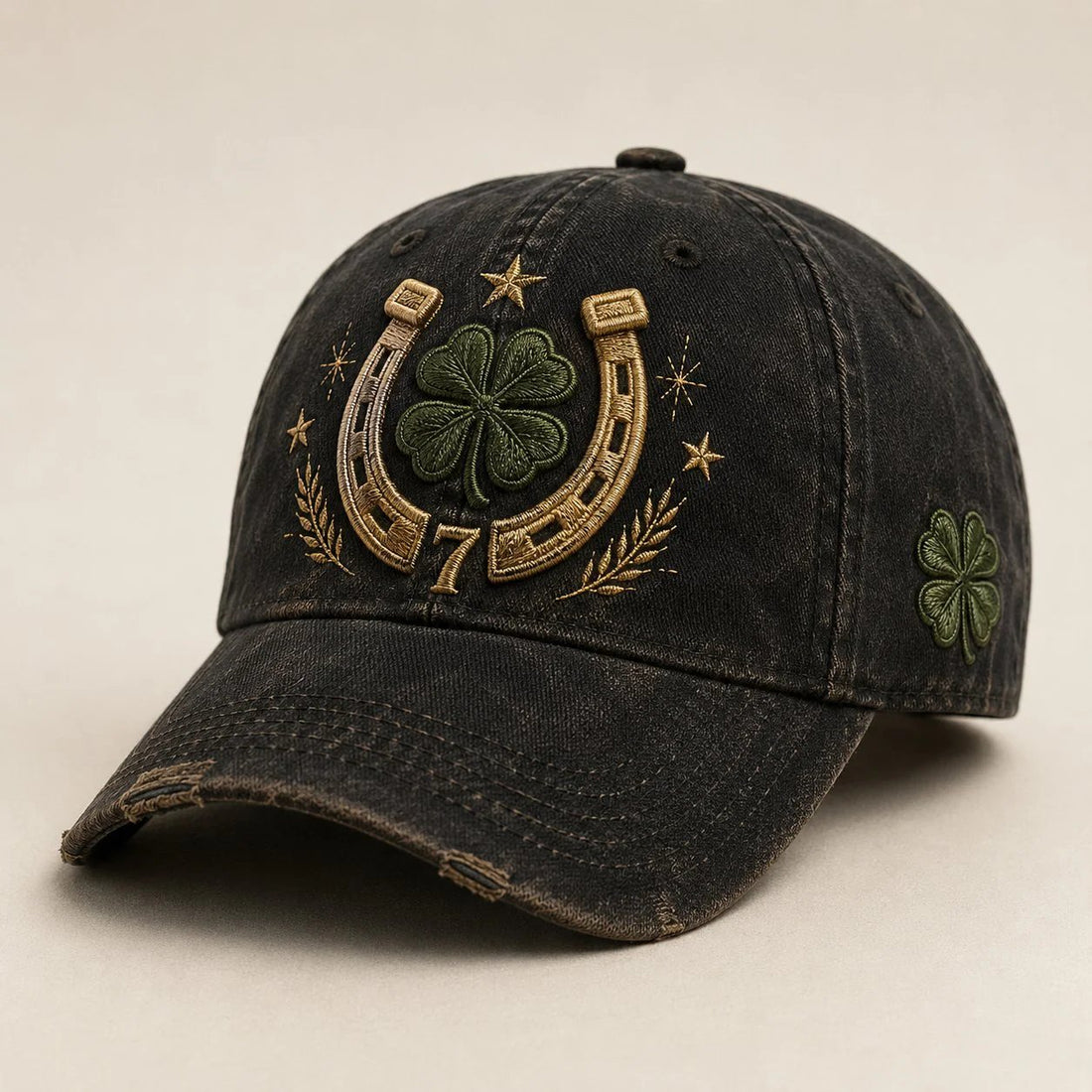 Fortune Favors the Bold Vintage Lucky Cap