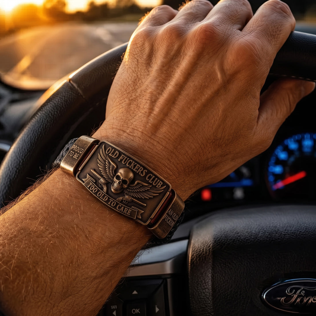 "Old F**kers Club" Vintage Bracelet