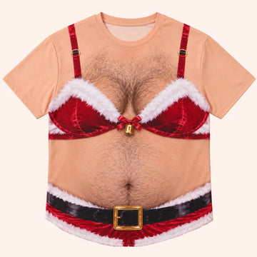 Funny Christmas Santa Shirt – Hilarious Ugly Christmas Sweater for Men
