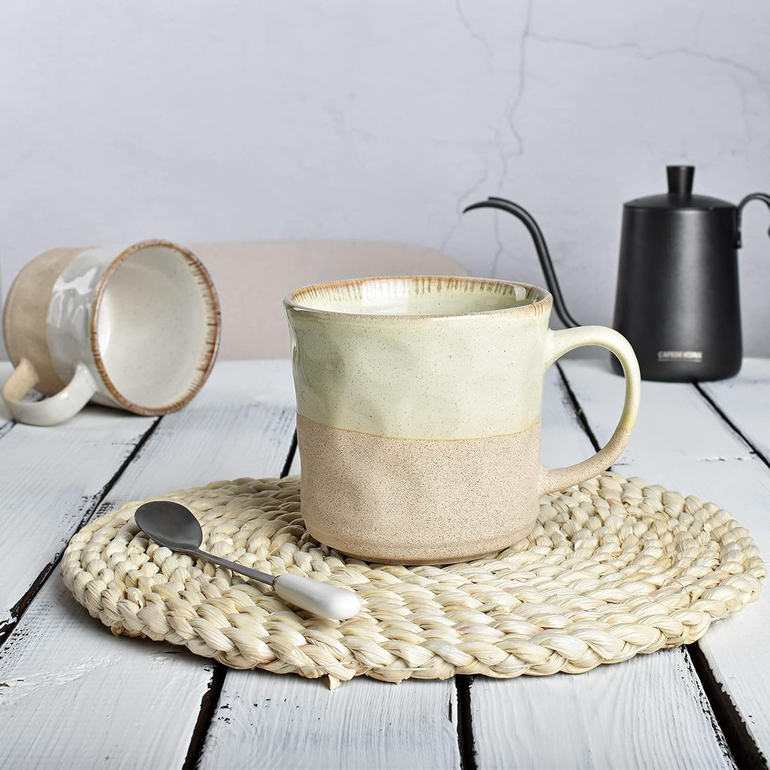 18 oz Large Ceramic Coffee Mug