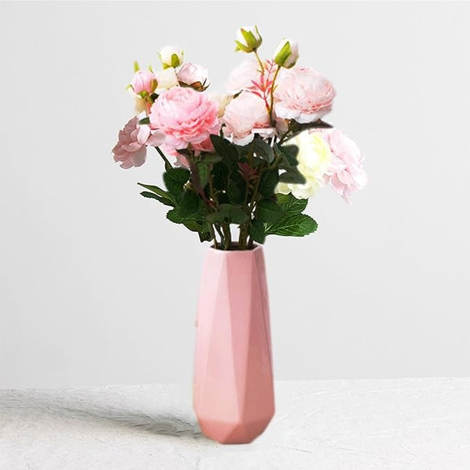 Minimalist Ceramic Flower Vase – 7.4" for Modern Table & Shelf Decor