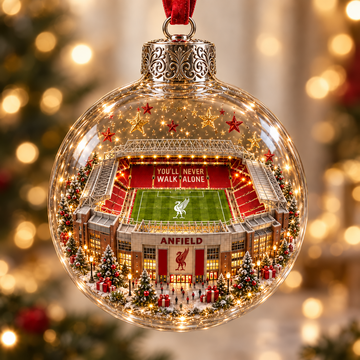 Bring the Stadium Home — Light-Up Football Stadium Christmas Ornament