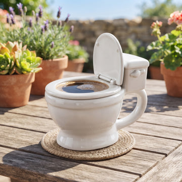 "The Morning Flush" Ceramic Toilet Coffee Mug