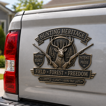 Hunting Heritage Metal Car Emblem