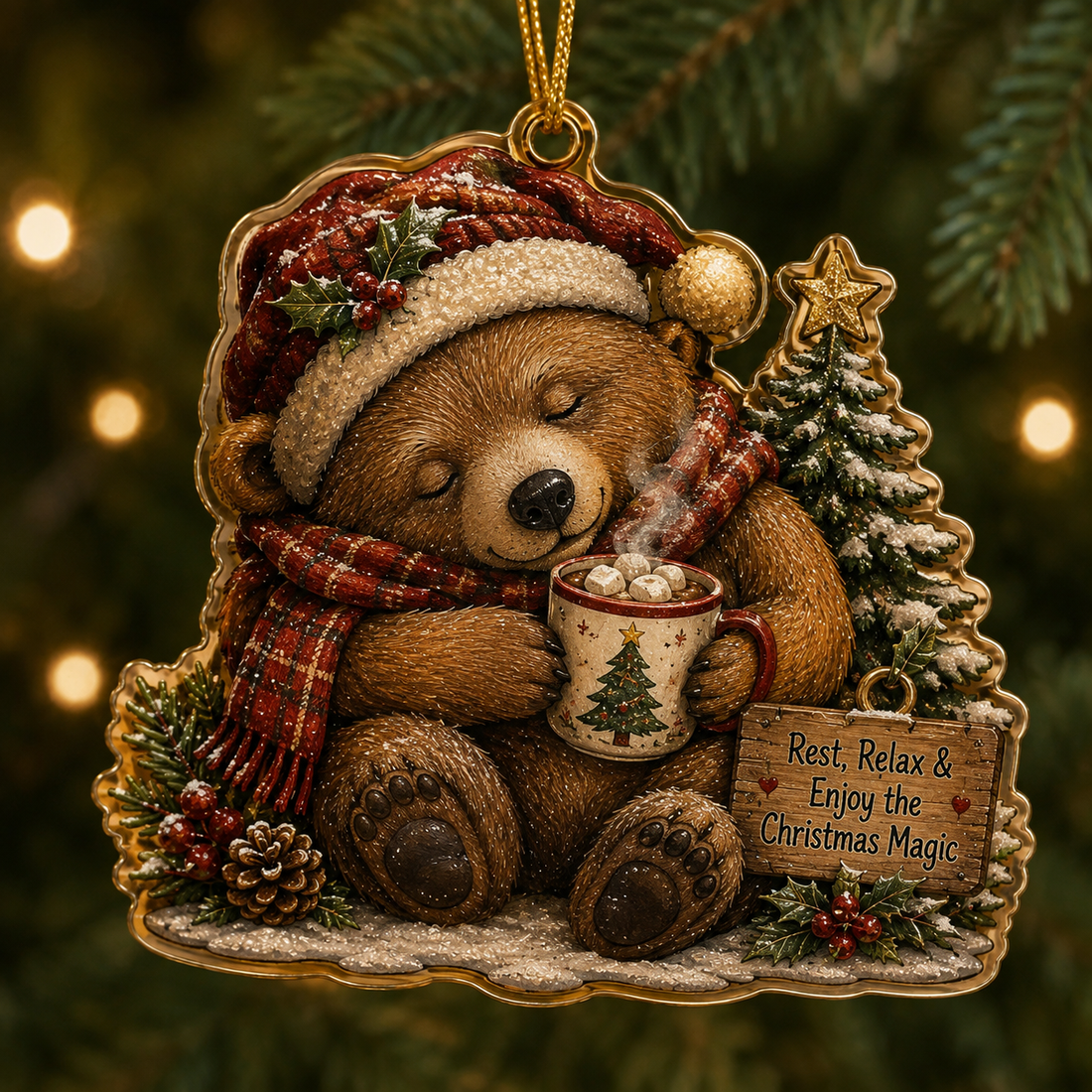 Woodland Christmas Animal Ornaments