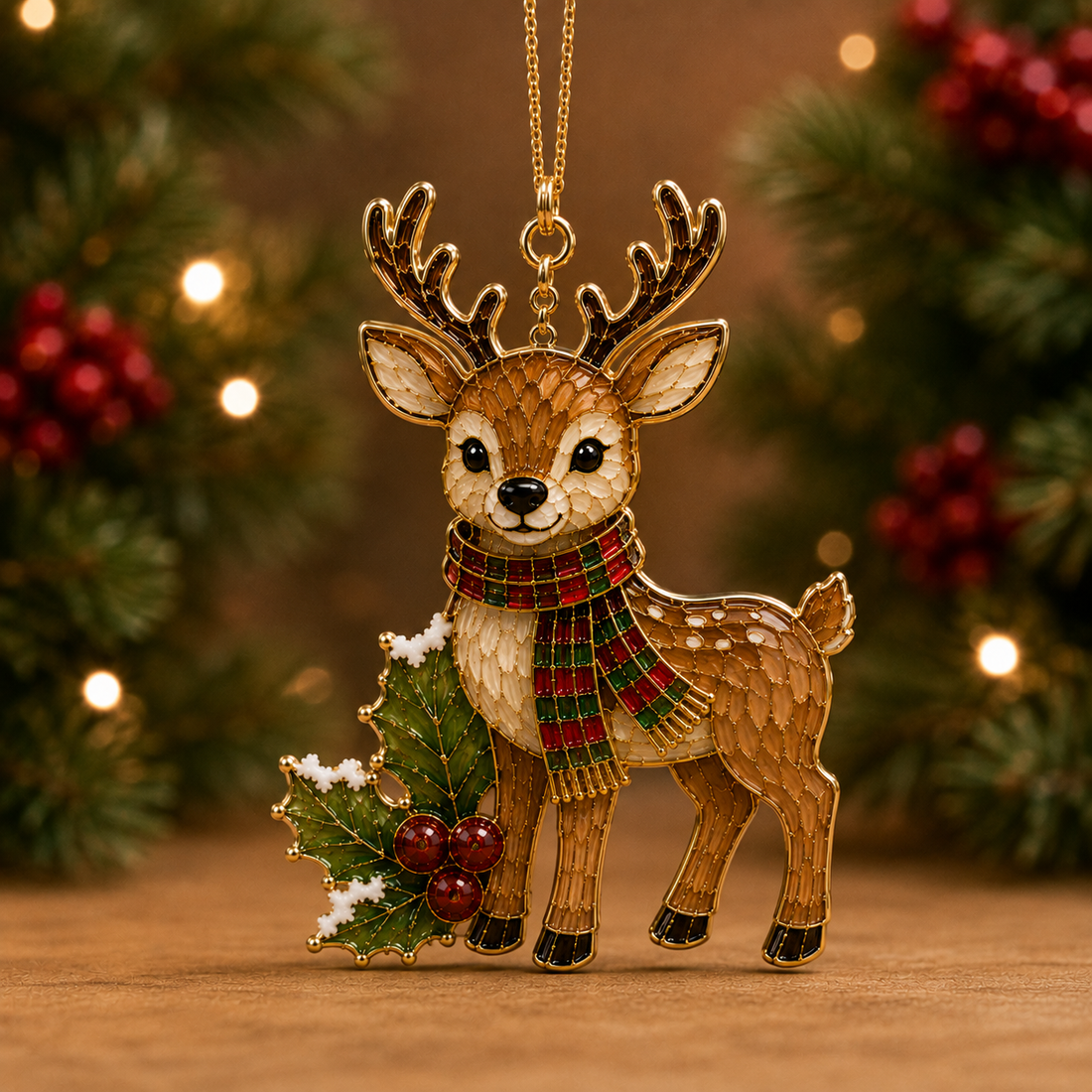 Woodland Christmas Animal Ornaments