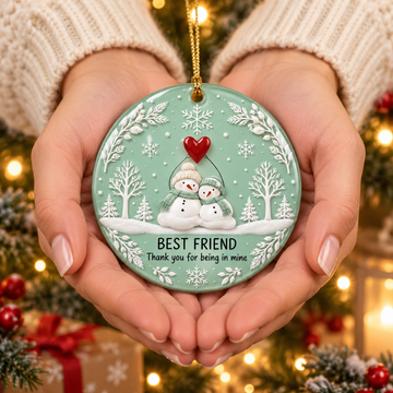 Meaningful Snowman Christmas Ornament