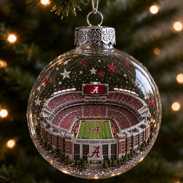 College Football Stadium Christmas Ornament Collection