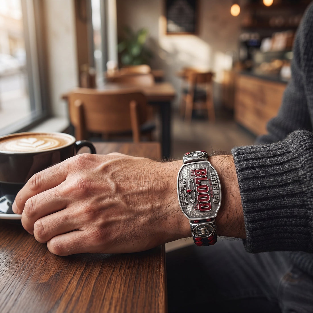 Covered by the Blood Bracelet – Wear Your Victory on Your Wrist.