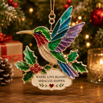 Sea Glass Animal Christmas Ornament