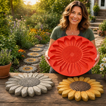 Reusable Sunflower Stepping Stone Mold