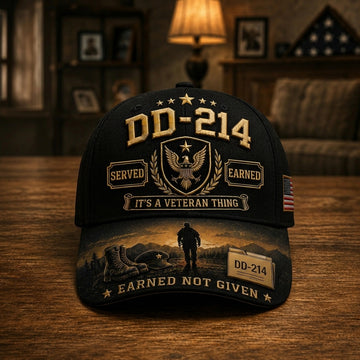 DD-214 Served Earned Commemorative Cap