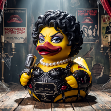 TC Dr. Frank-N-Furter 1946–2026 Memorial Tribute Duck