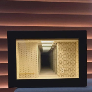 Backrooms Dreamcore Diorama Liminal Space Illuminated Mirror Night Light